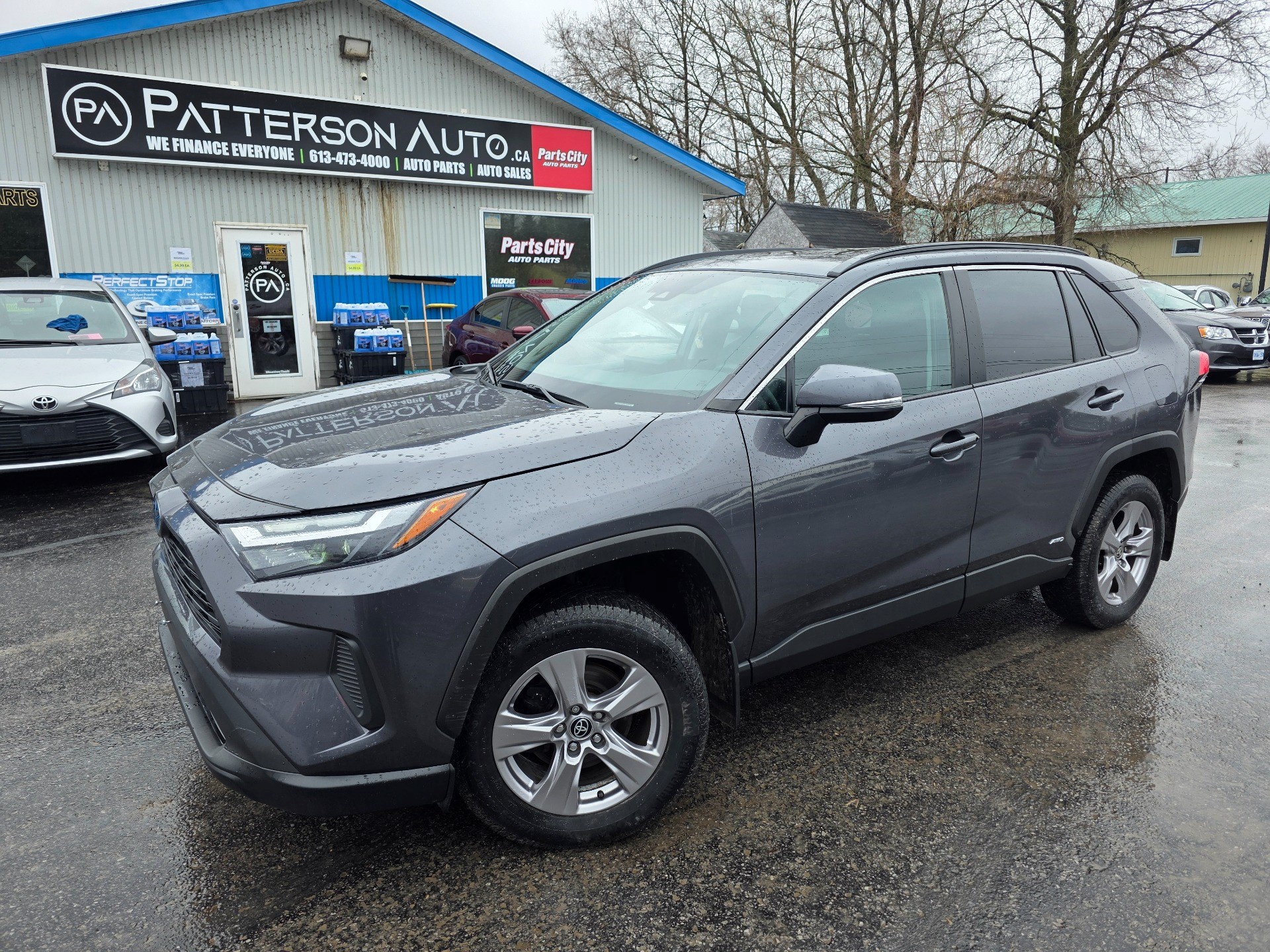 Magnetic Gray Metallic 2022 Toyota RAV4 Hybrid XLE AWD SUV / Crossover All-Wheel Drive Continuously Variable Transmission