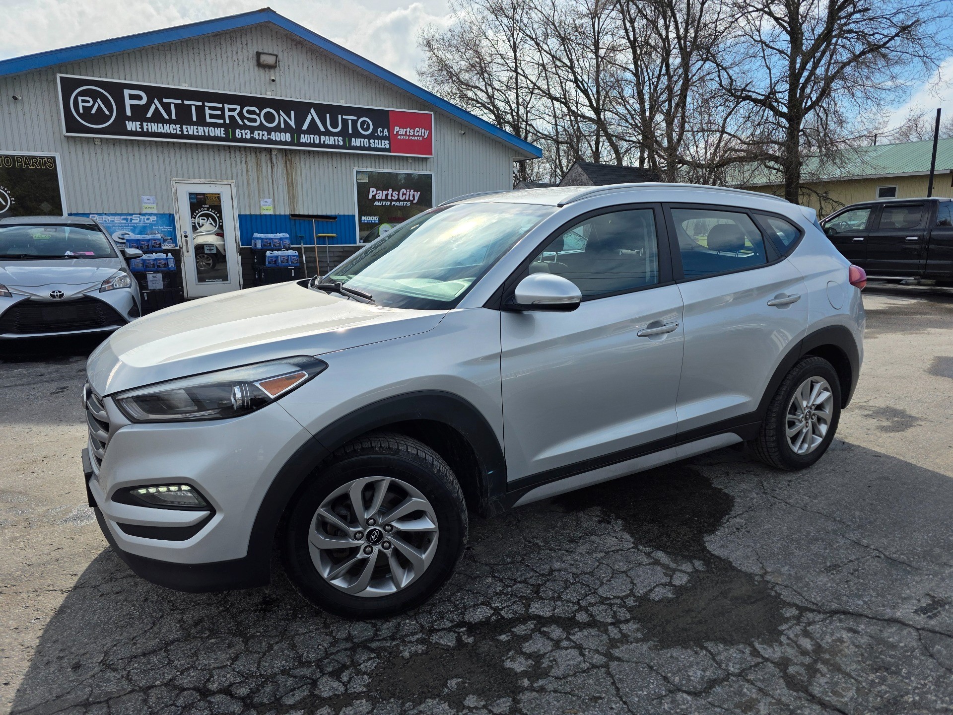 Molten Silver 2018 Hyundai Tucson SUV / Crossover All-Wheel Drive 6-Speed Automatic