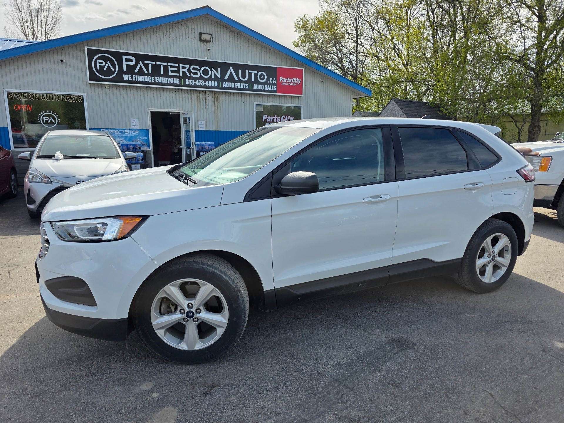 Oxford White 2019 Ford Edge SUV / Crossover All-Wheel Drive 6-Speed Automatic