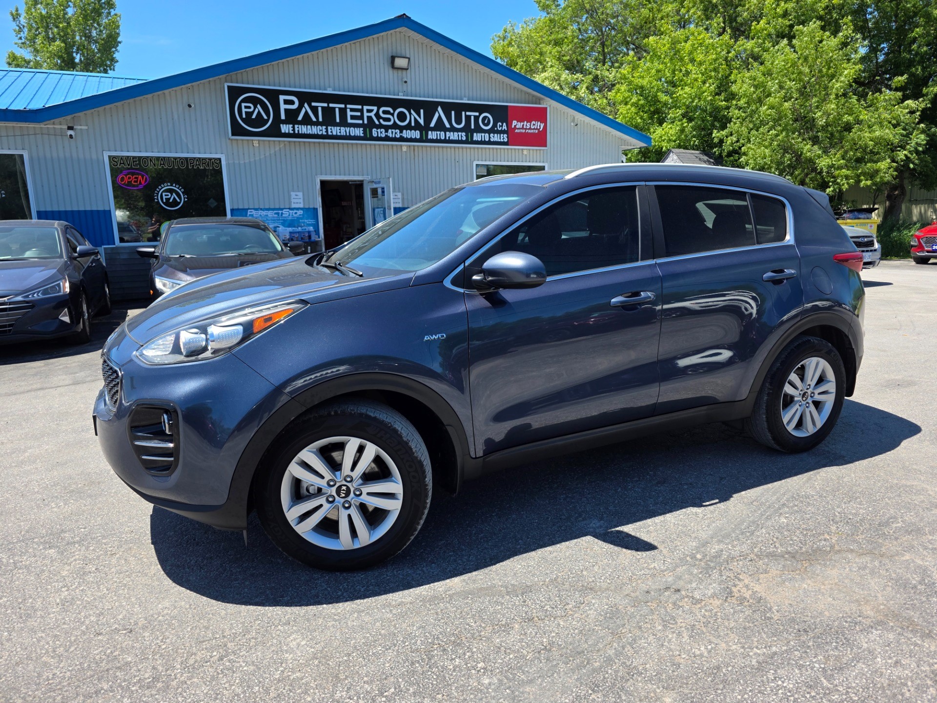 Mineral Silver 2017 Kia Sportage SUV / Crossover All-Wheel Drive 6-Speed Automatic