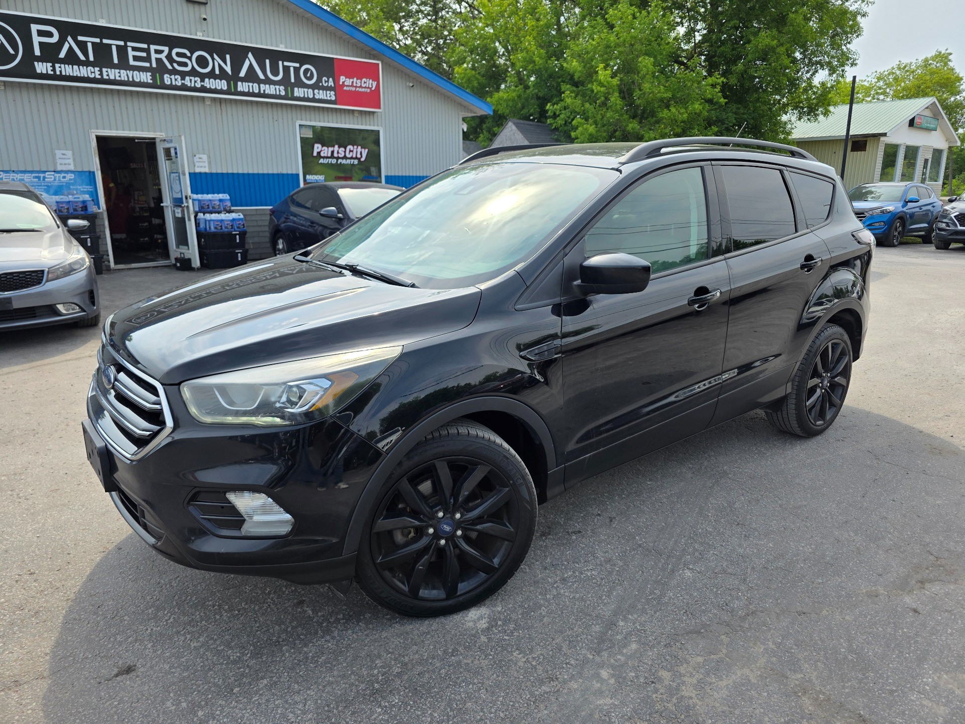 Shadow Black 2018 Ford Escape SUV / Crossover All-Wheel Drive 6-Speed Automatic