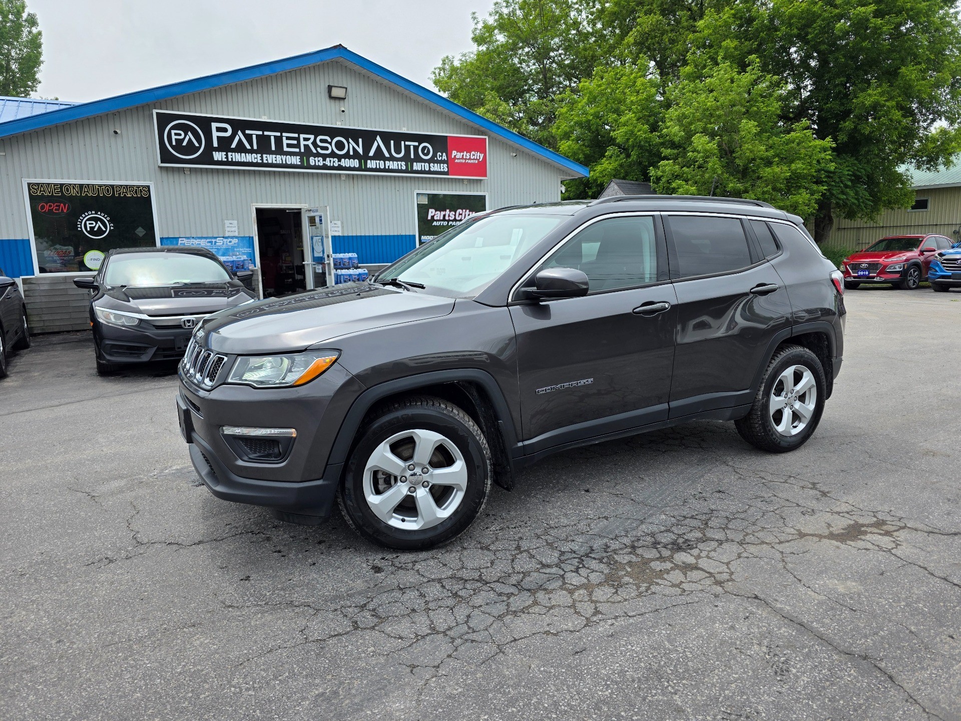 Gray (Granite Crystal Metallic Clear Coat) 2018 Jeep Compass Latitude 4WD SUV / Crossover Four-Wheel Drive Continuously Variable Transmission