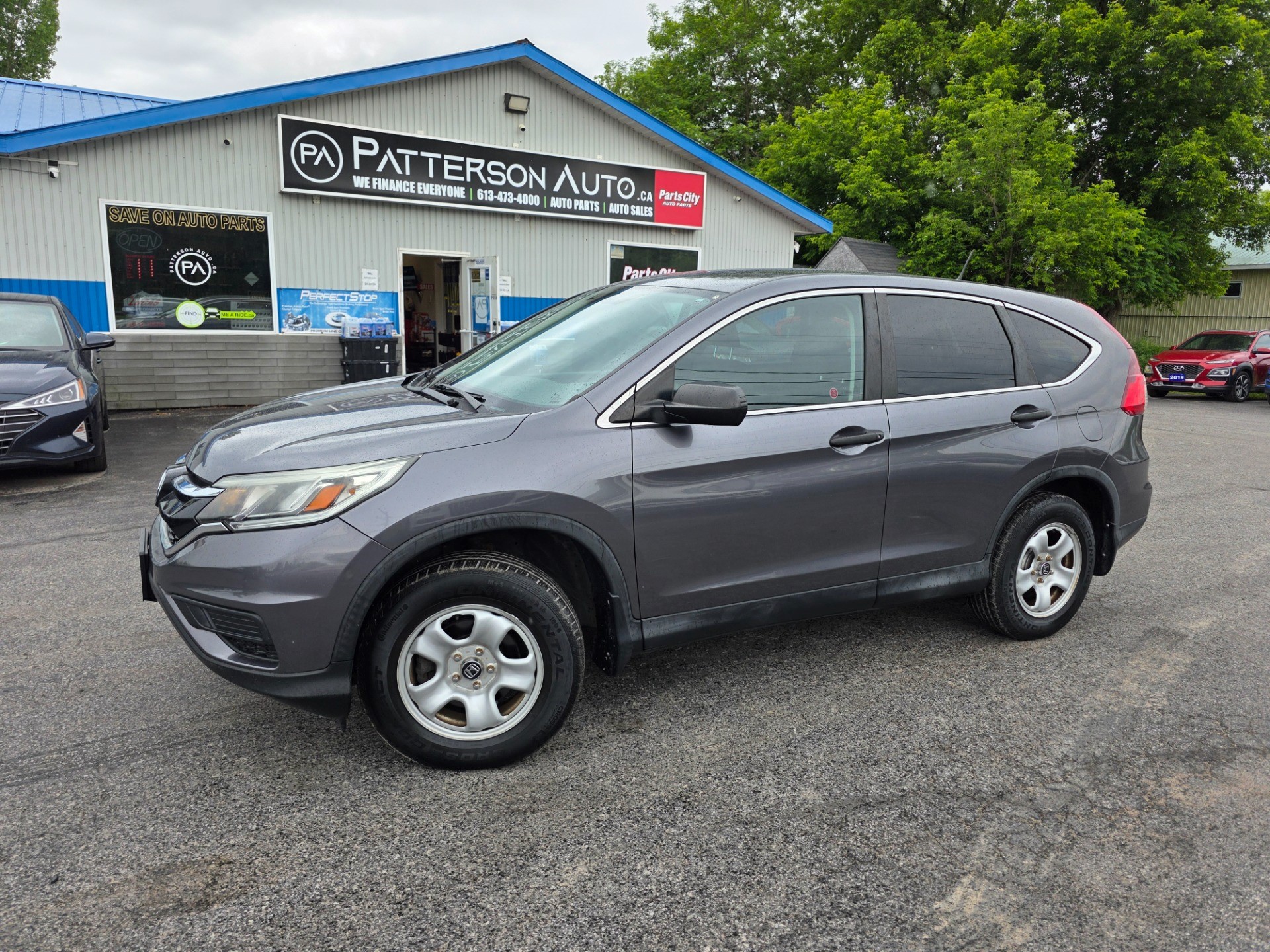 Gray (Modern Steel Metallic) 2015 Honda CR-V SUV / Crossover All-Wheel Drive Continuously Variable Transmission