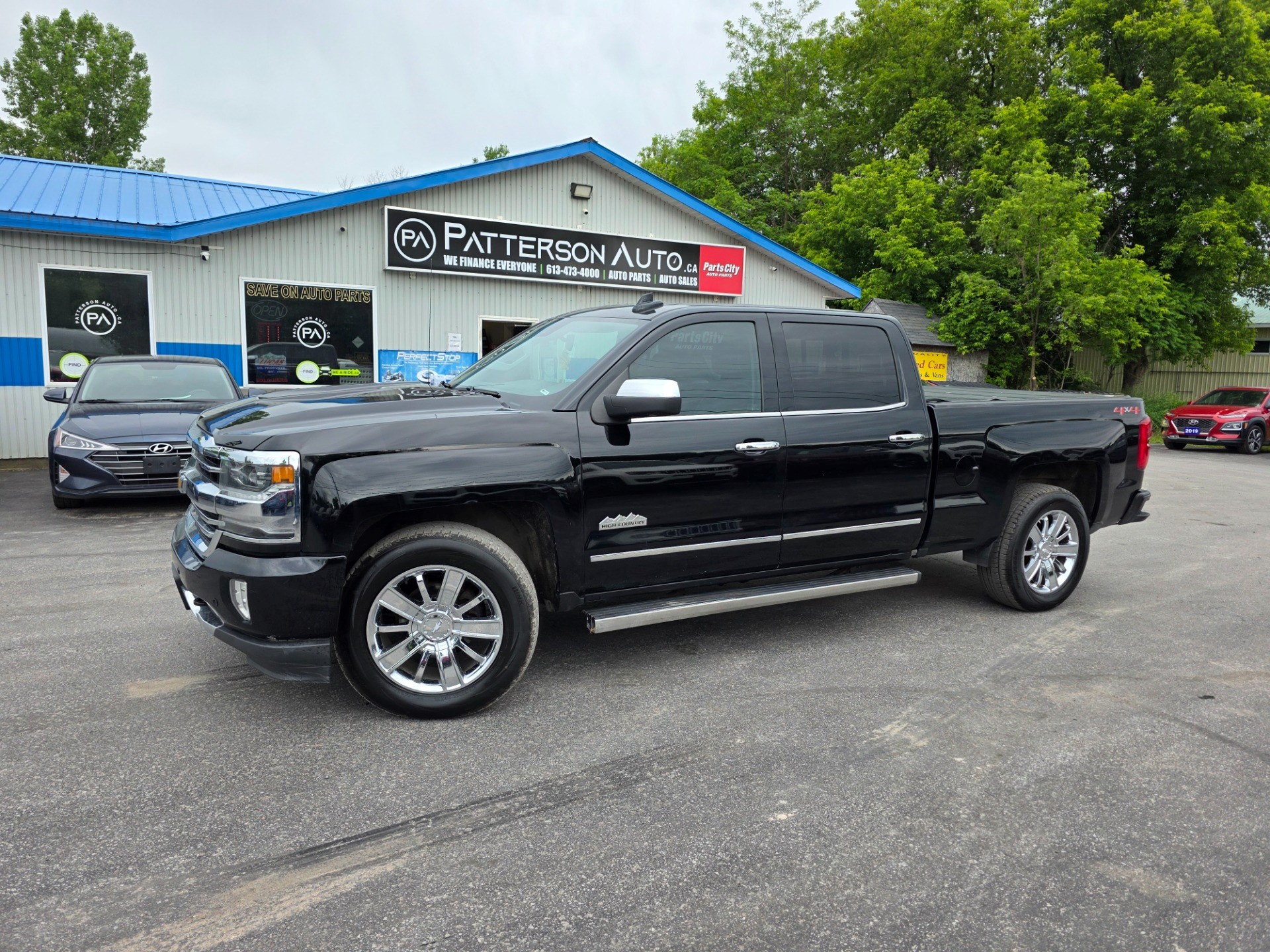 Black 2018 Chevrolet Silverado 1500 Pickup Truck Four-Wheel Drive 6-Speed Automatic