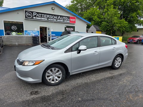 Photo of 2012 Honda Civic LX  for sale at Patterson Auto Sales in Madoc, ON