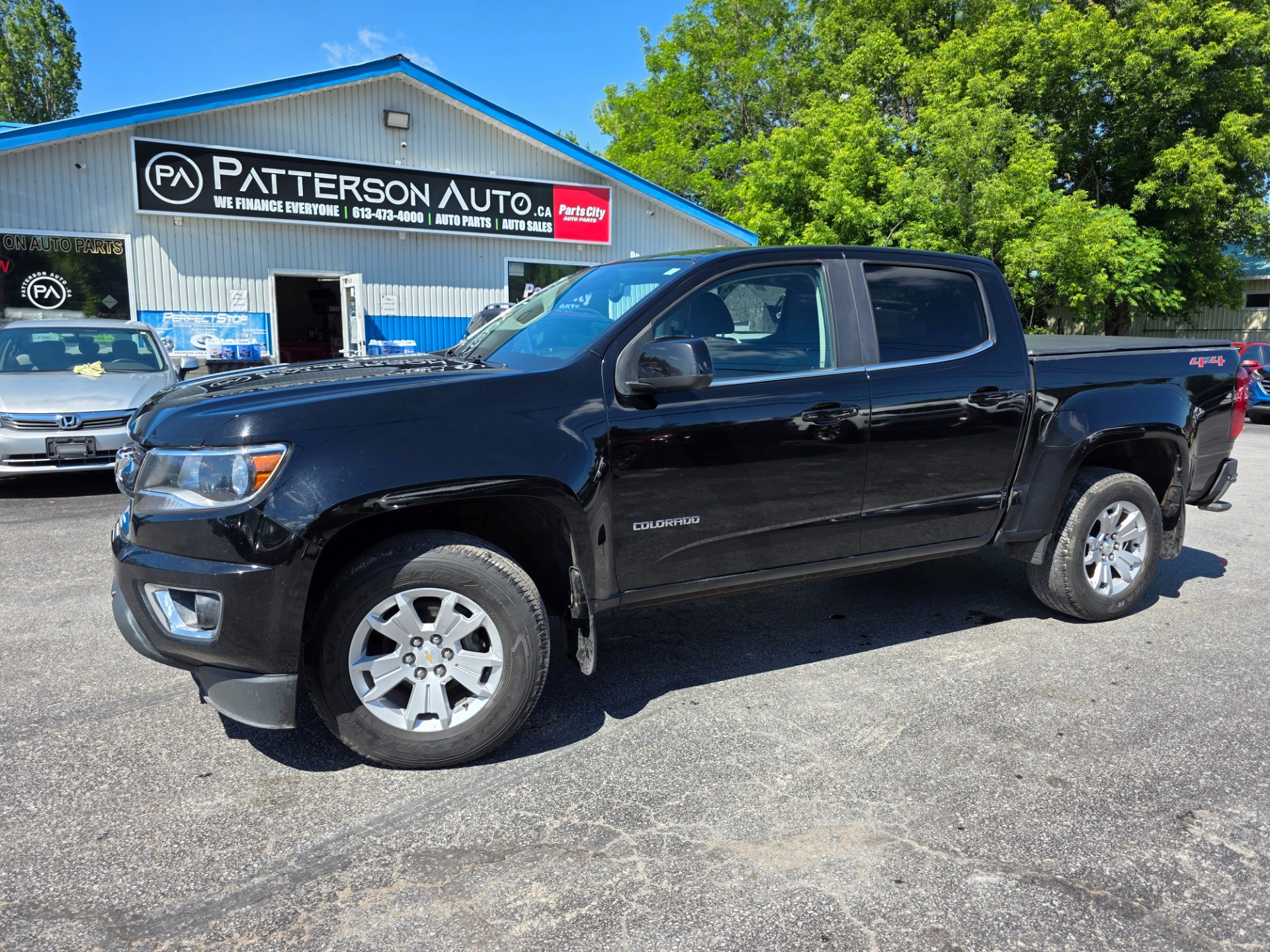 Black 2015 Chevrolet Colorado Pickup Truck Four-Wheel Drive 6-Speed Automatic