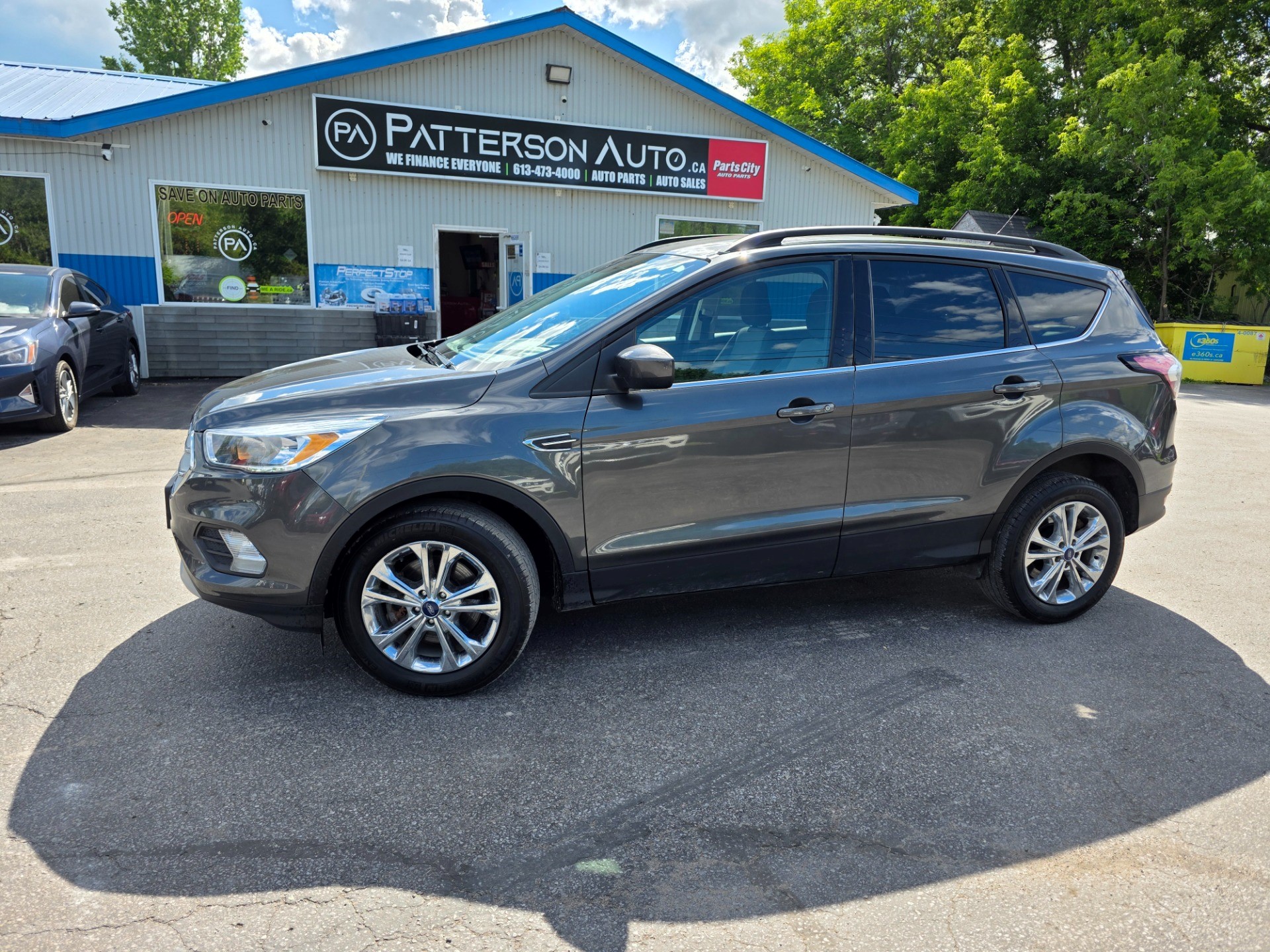 Gray (Magnetic Metallic) 2018 Ford Escape SUV / Crossover All-Wheel Drive 6-Speed Automatic