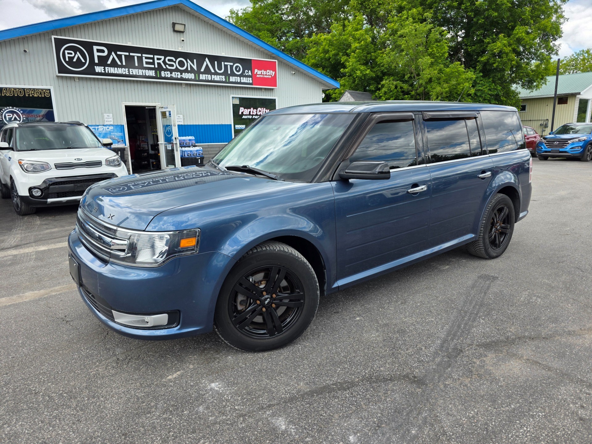 Blue Metallic 2019 Ford Flex SUV / Crossover All-Wheel Drive 6-Speed Automatic Overdrive