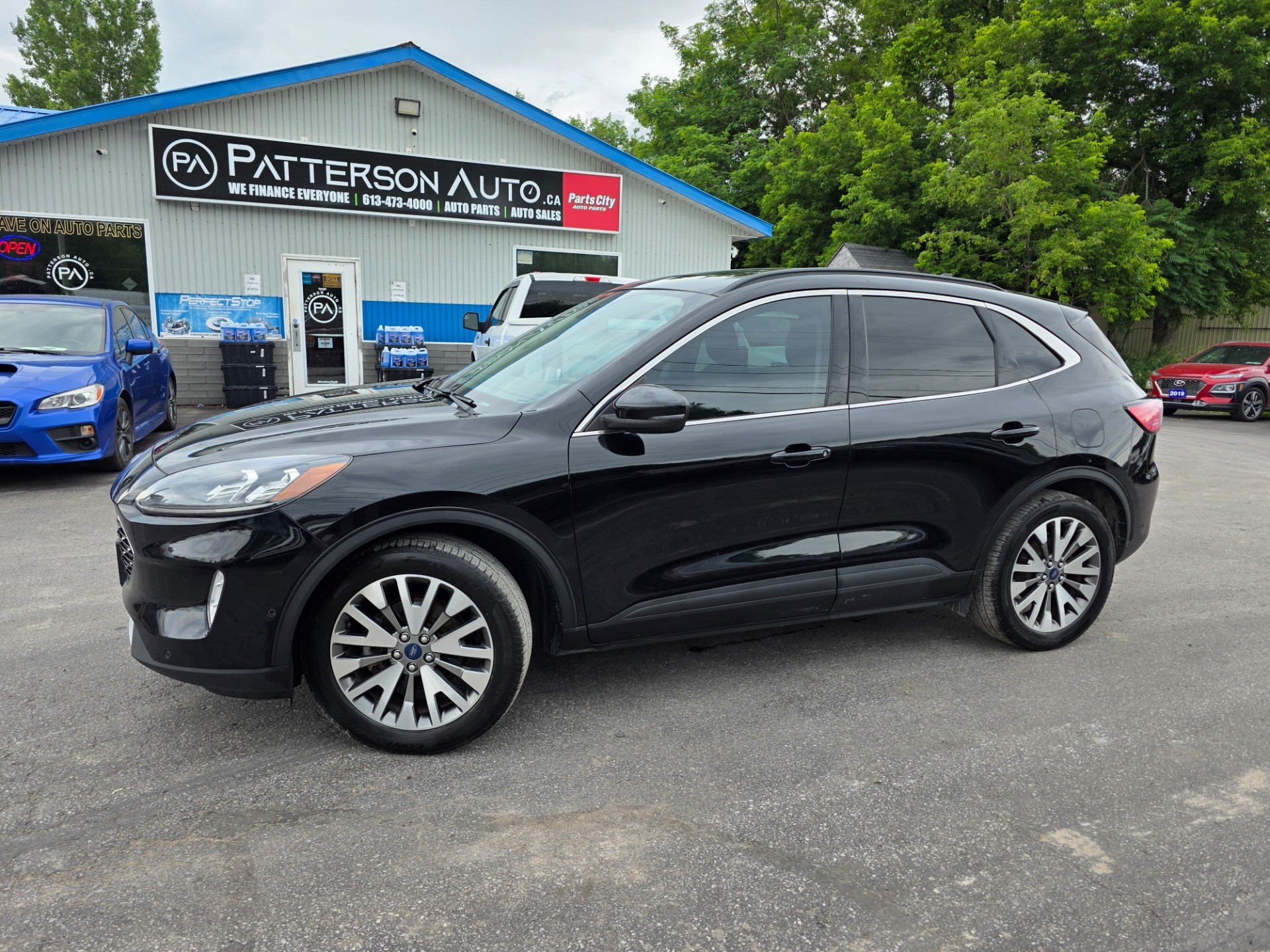 Agate Black Metallic 2020 Ford Escape Hybrid SUV / Crossover All-Wheel Drive 6-Speed Automatic