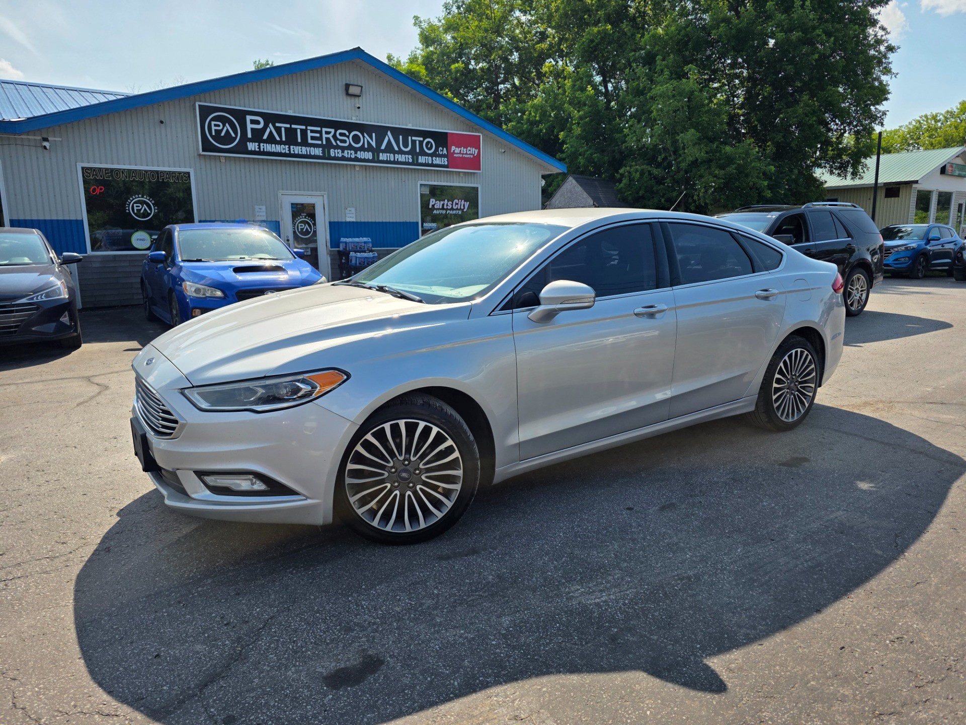 Ingot Silver Metallic 2017 Ford Fusion Sedan All-Wheel Drive 6-Speed Automatic