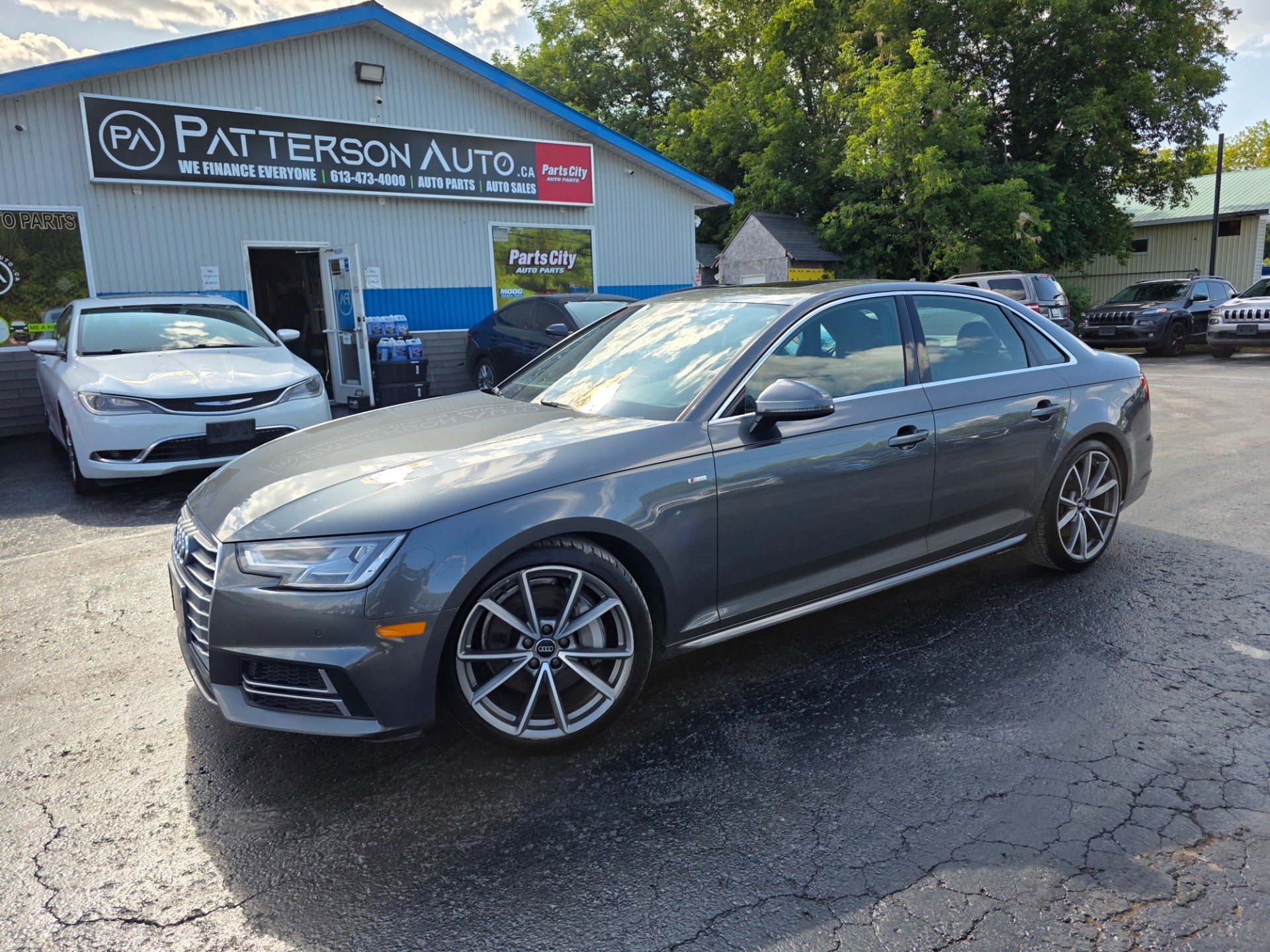 Gray 2018 Audi A4 Sedan 6-Speed Manual