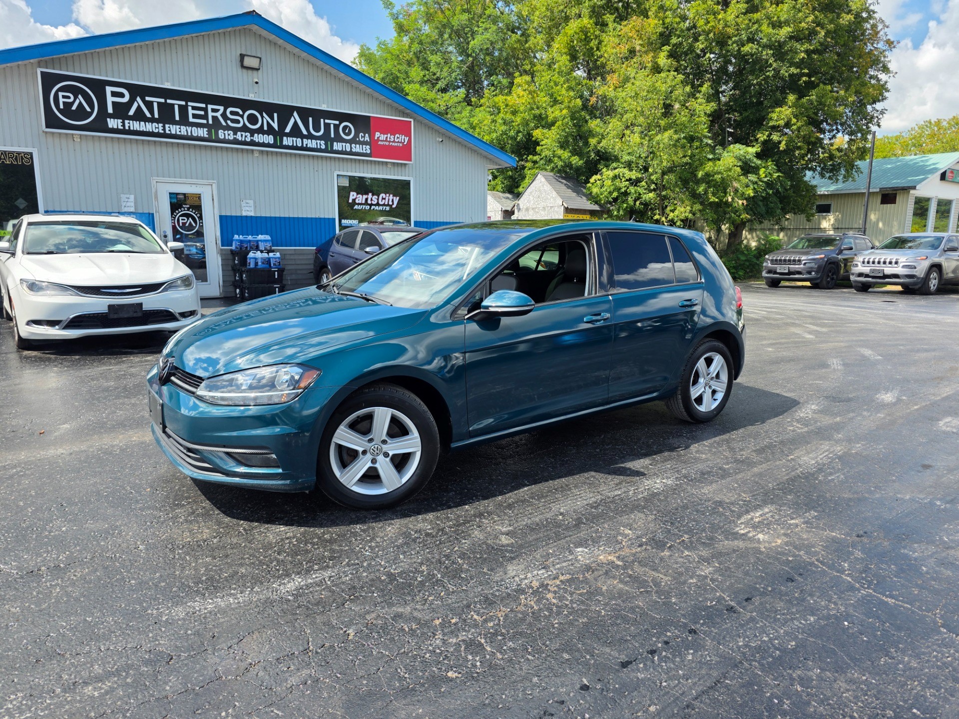 Silk Blue Metallic 2019 Volkswagen Golf Hatchback Front-Wheel Drive 8-Speed Automatic