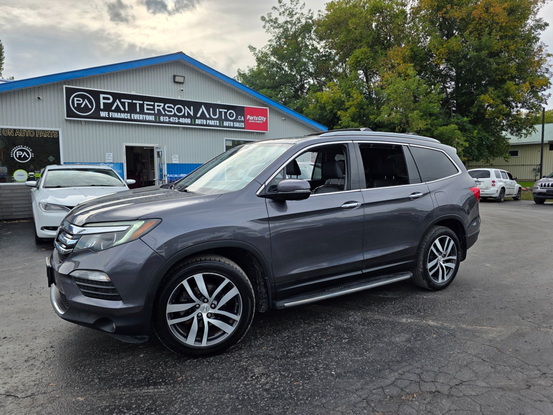 Gray 2018 Honda Pilot SUV / Crossover All-Wheel Drive 9-Speed Automatic