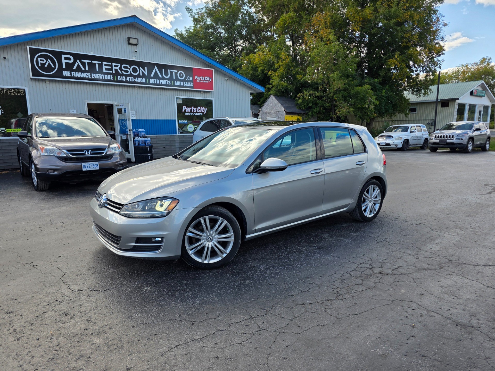 Gray 2015 Volkswagen Golf Hatchback Front-Wheel Drive 5-Speed Manual