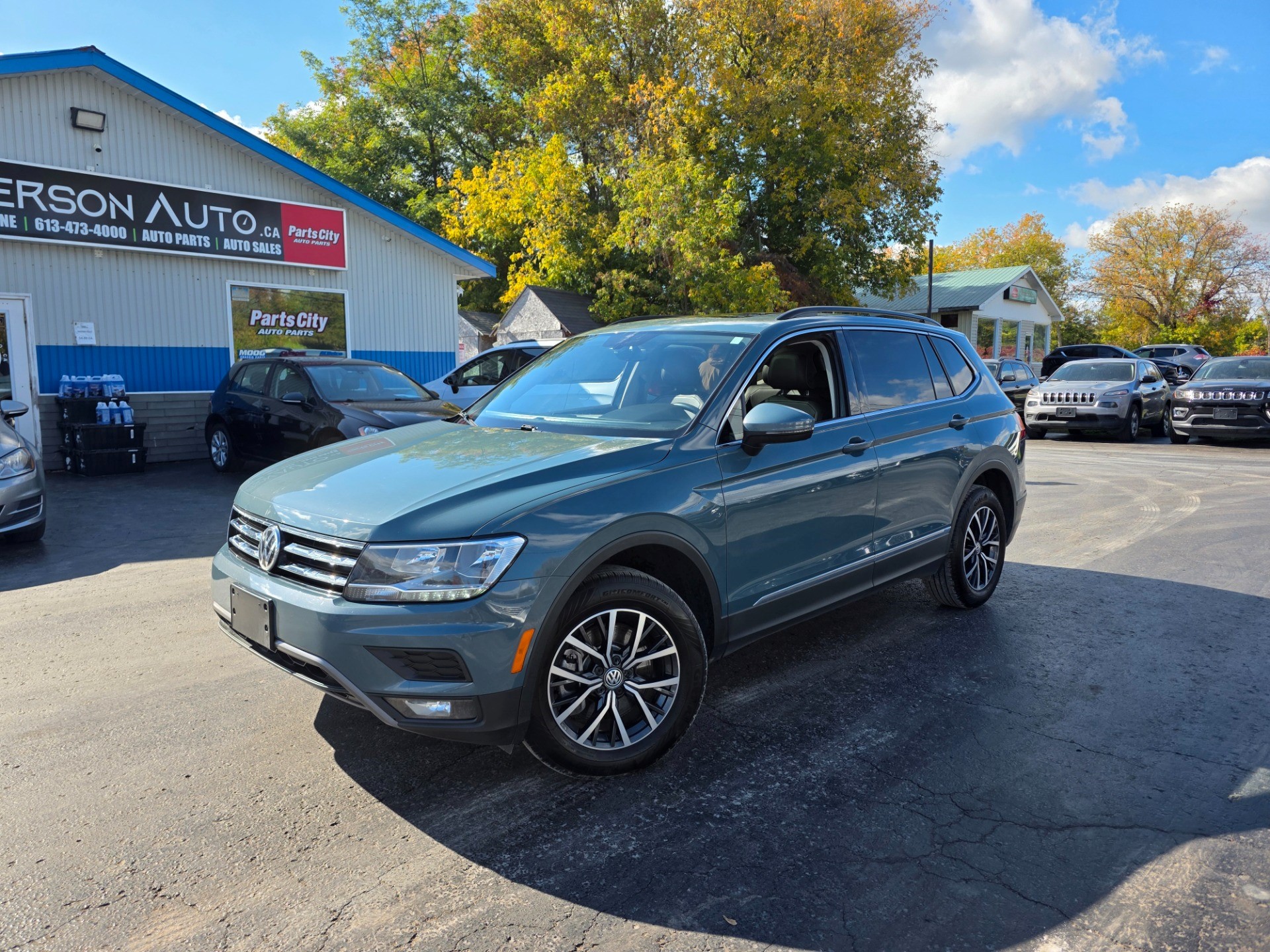 Blue 2021 Volkswagen Tiguan SUV / Crossover All-Wheel Drive 8-Speed Automatic