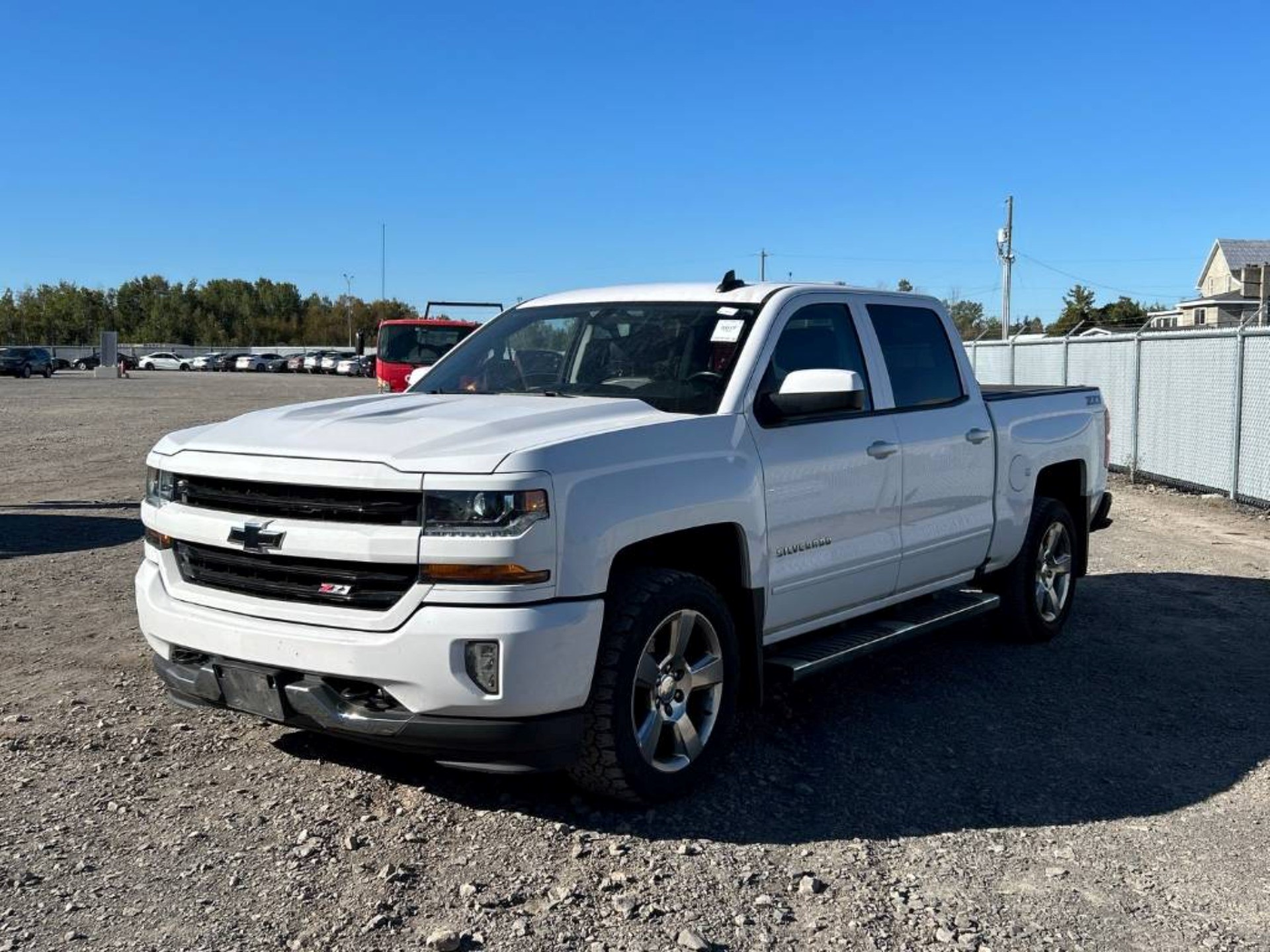 White 2017 Chevrolet Silverado 1500 Pickup Truck Four-Wheel Drive 6-Speed Automatic