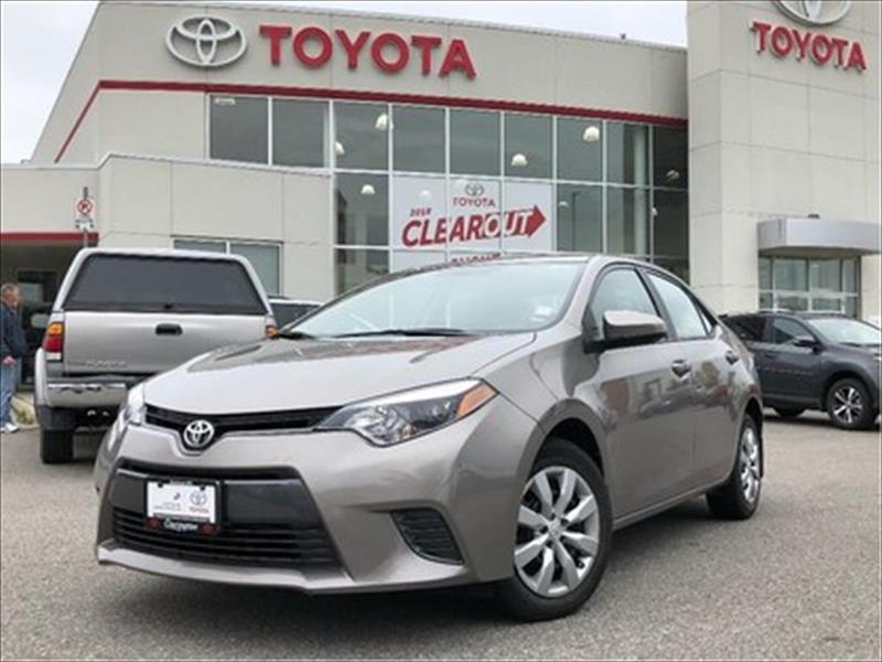 Photo of  2015 Toyota Corolla   for sale at Clarington Toyota in Bowmanville, ON