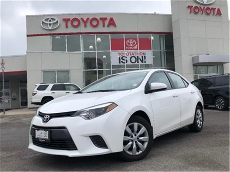 Photo of  2016 Toyota Corolla   for sale at Clarington Toyota in Bowmanville, ON
