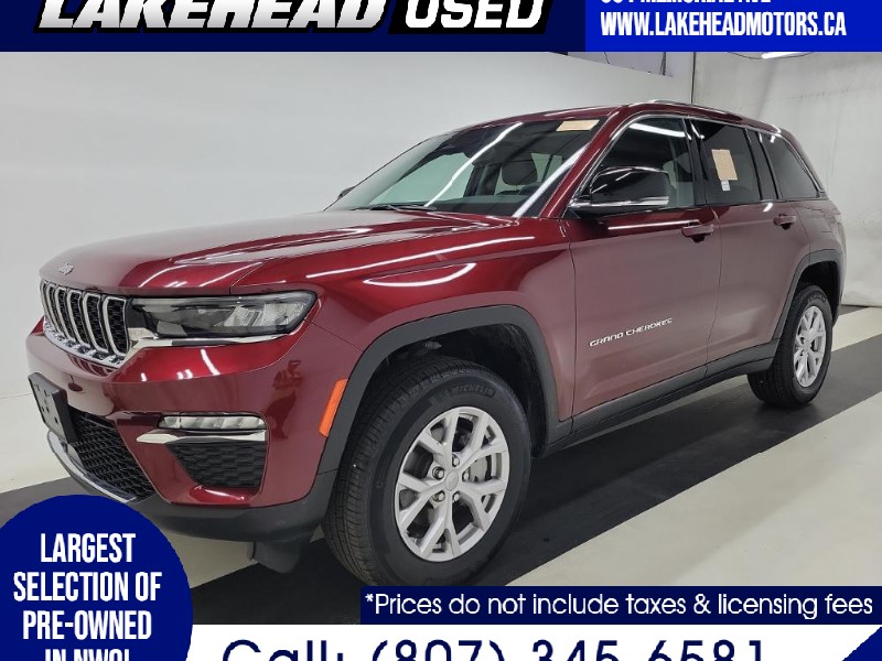 Photo of 2022 Jeep Grand Cherokee    for sale at Lakehead Motors Ltd in Thunder Bay, ON