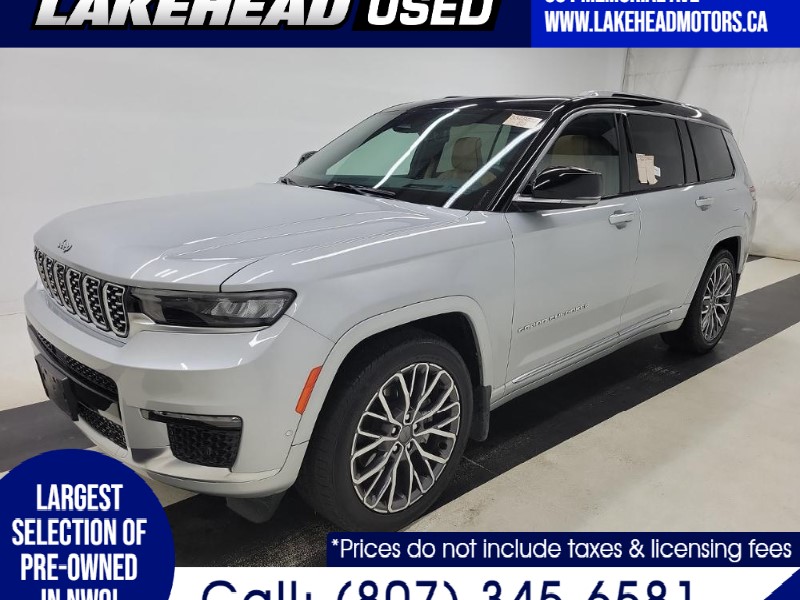Photo of 2022 Jeep Grand Cherokee L   for sale at Lakehead Motors Ltd in Thunder Bay, ON