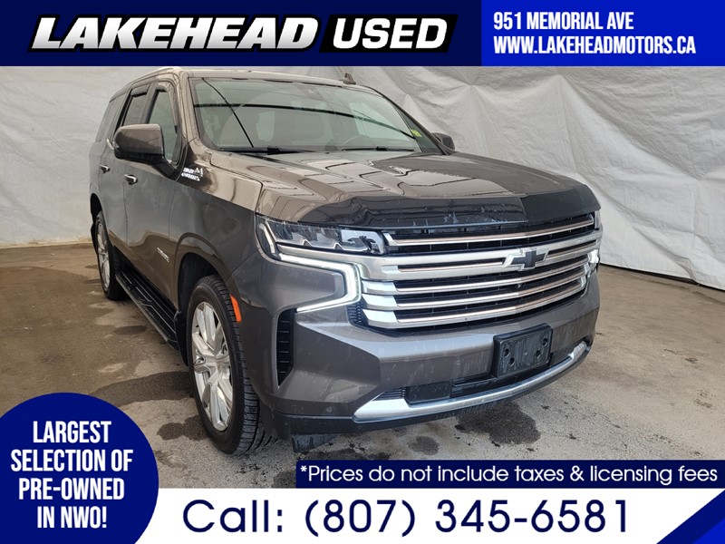 Photo of 2021 Chevrolet Tahoe   for sale at Lakehead Motors Ltd in Thunder Bay, ON
