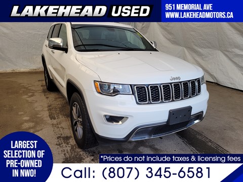 Photo of Used 2022 Jeep Grand Cherokee WK   for sale at Lakehead Motors Ltd in Thunder Bay, ON