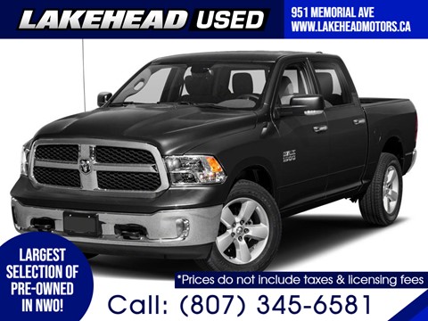 Photo of Used 2021 RAM 1500 Classic   for sale at Lakehead Motors Ltd in Thunder Bay, ON