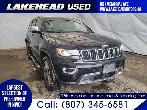 Photo of Used 2018 Jeep Grand Cherokee    for sale at Lakehead Motors Ltd in Thunder Bay, ON