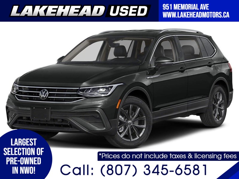 Photo of 2022 Volkswagen Tiguan   for sale at Lakehead Motors Ltd in Thunder Bay, ON