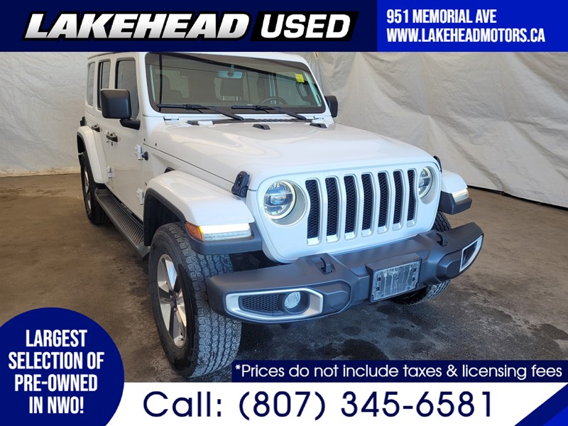 Photo of  2021 Jeep WRANGLER UNLIMITED   for sale at Lakehead Motors Ltd in Thunder Bay, ON