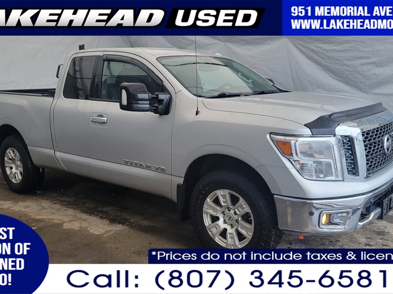 Photo of  2018 Nissan Titan   for sale at Lakehead Motors Ltd in Thunder Bay, ON