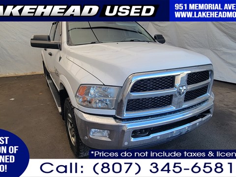 Photo of  2017 RAM 2500   for sale at Lakehead Motors Ltd in Thunder Bay, ON