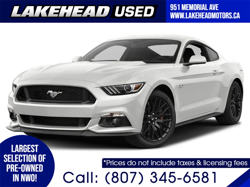 Photo of  2017 Ford Mustang   for sale at Lakehead Motors Ltd in Thunder Bay, ON