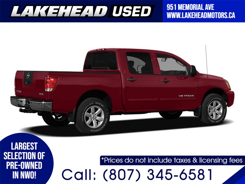 Photo of  2012 Nissan Titan   for sale at Lakehead Motors Ltd in Thunder Bay, ON