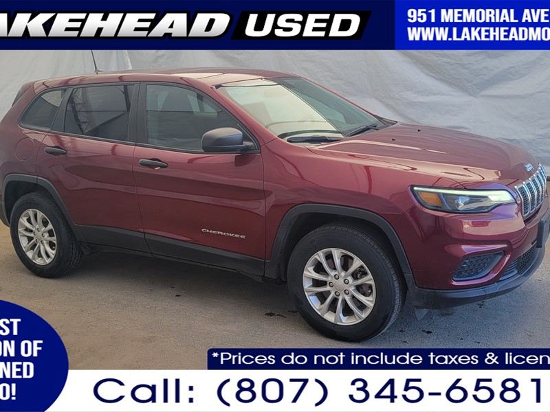 Photo of  2019 Jeep Cherokee   for sale at Lakehead Motors Ltd in Thunder Bay, ON