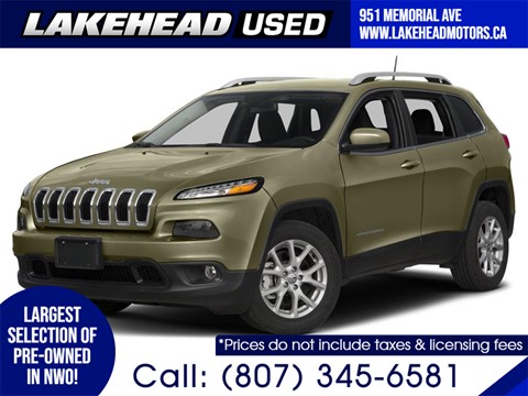 Photo of Used 2016 Jeep Cherokee   for sale at Lakehead Motors Ltd in Thunder Bay, ON