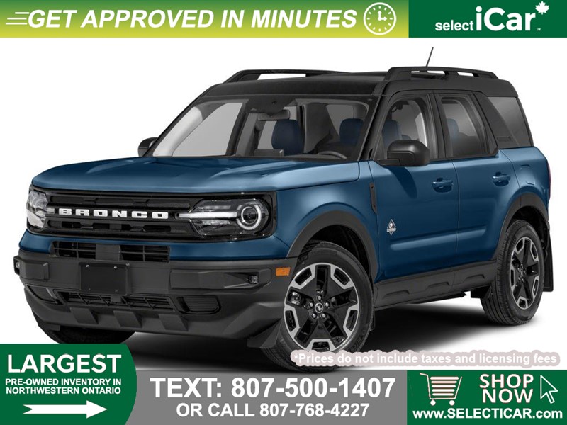 Photo of 2022 Ford Bronco Sport   for sale at selectiCAR in Thunder Bay, ON