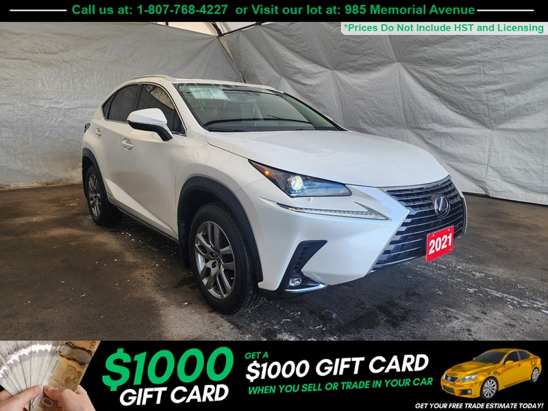 Photo of  2021 Lexus NX 300h   for sale at selectiCAR in Thunder Bay, ON